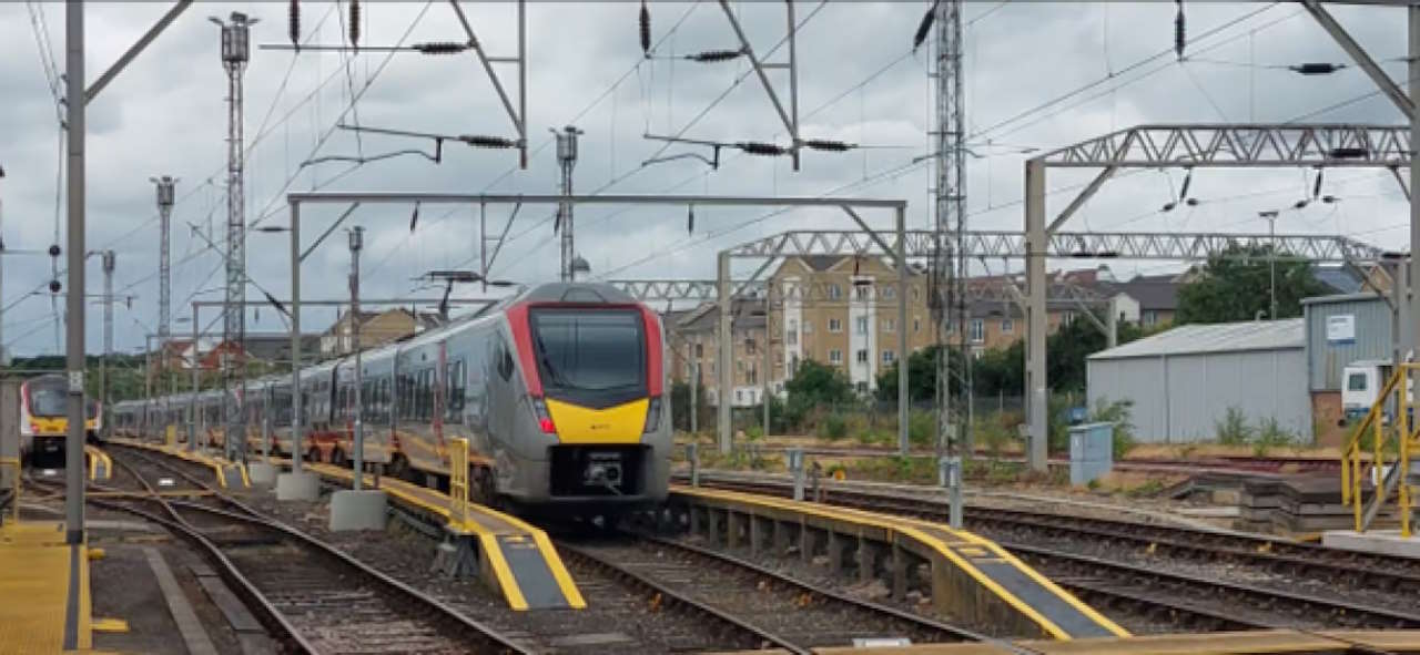 Trains at Colchester depot