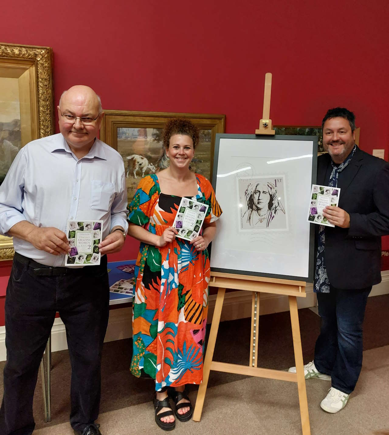 Writer Richard Lysons, LNR community strategy manager Vicky Cropper-Clarke and designer Nicky Thompson with the booklet