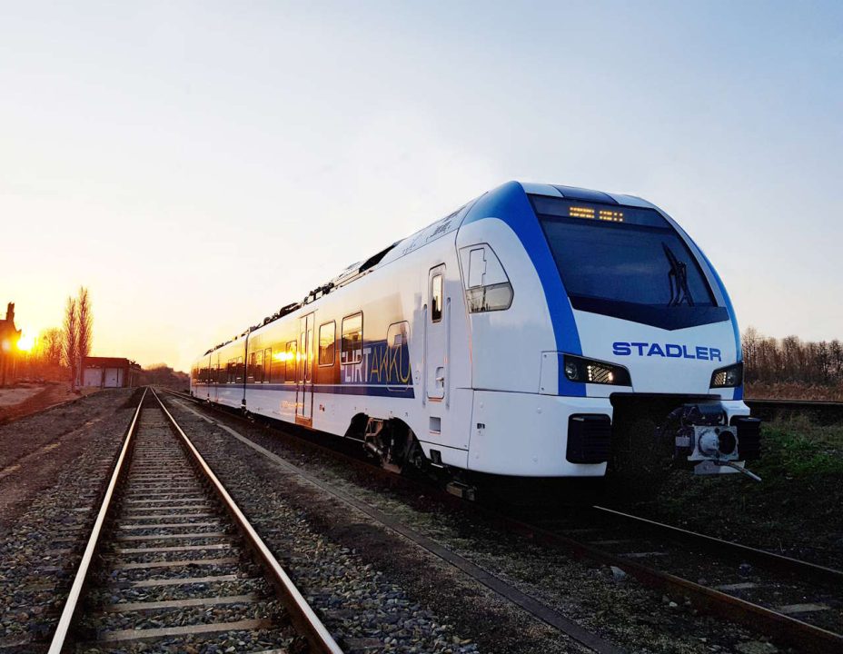 Prototype of the FLIRT Akku from Stadler