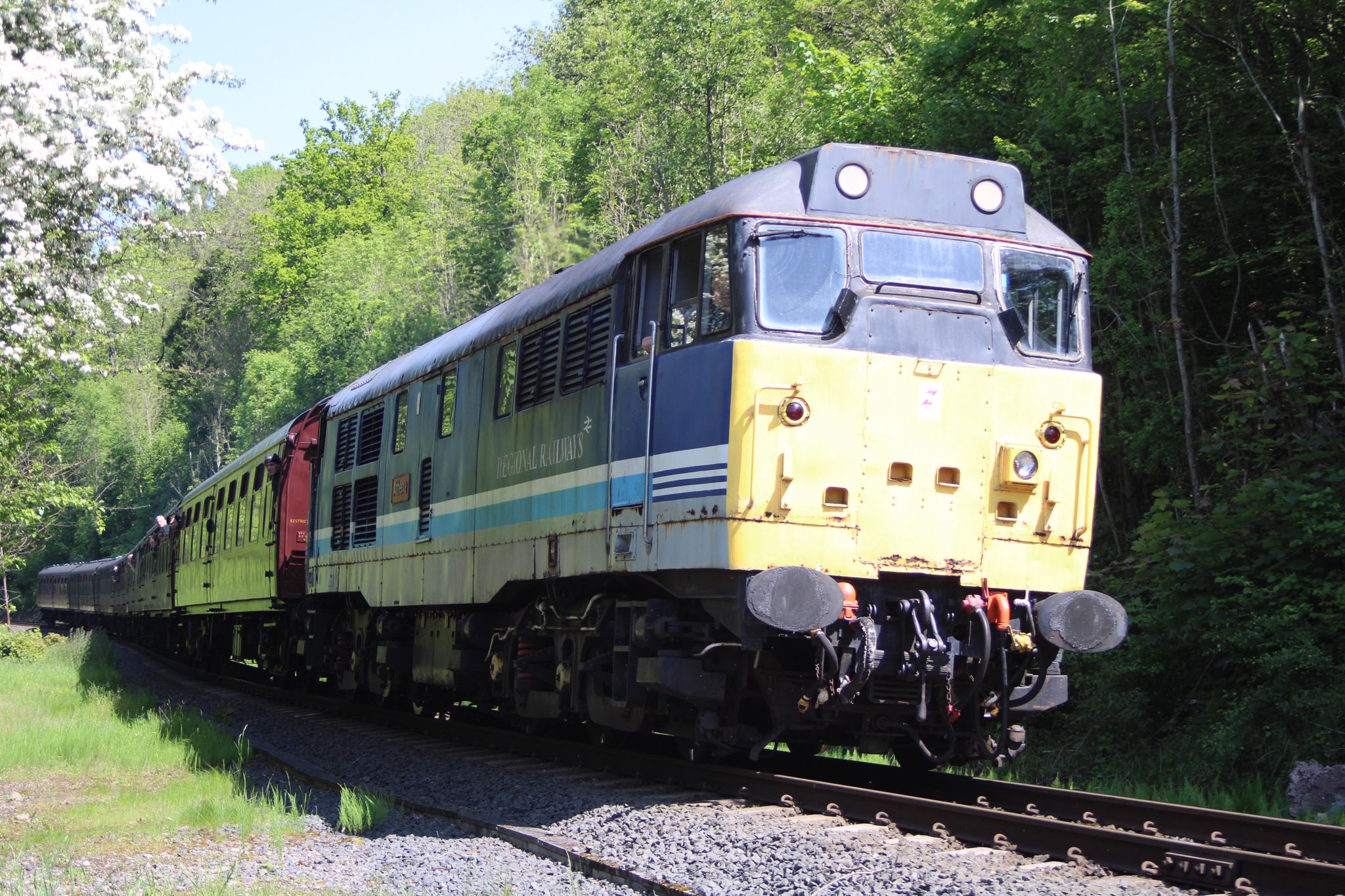 Athena on the Severn Valley Railway