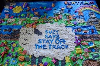 Five years of ‘Suzy the Sheep’ urging people to ‘Stay off the tracks’