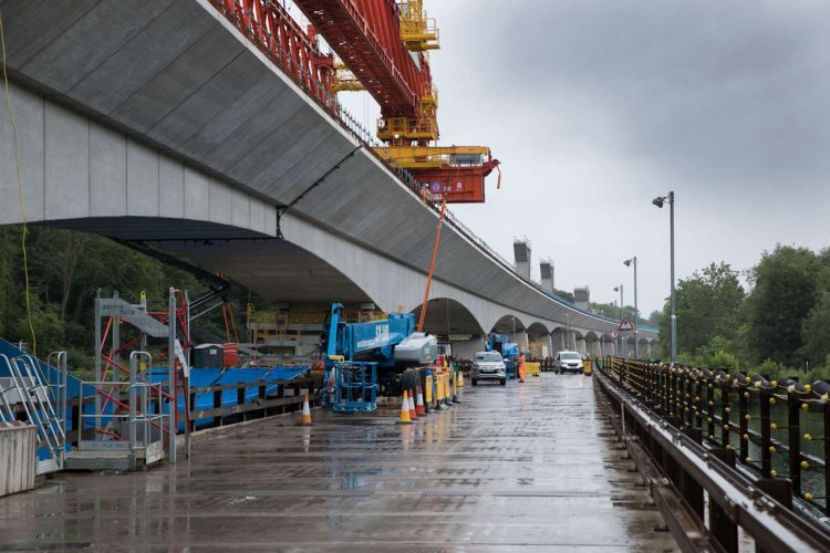 Progress on Colne Valley Viaduct