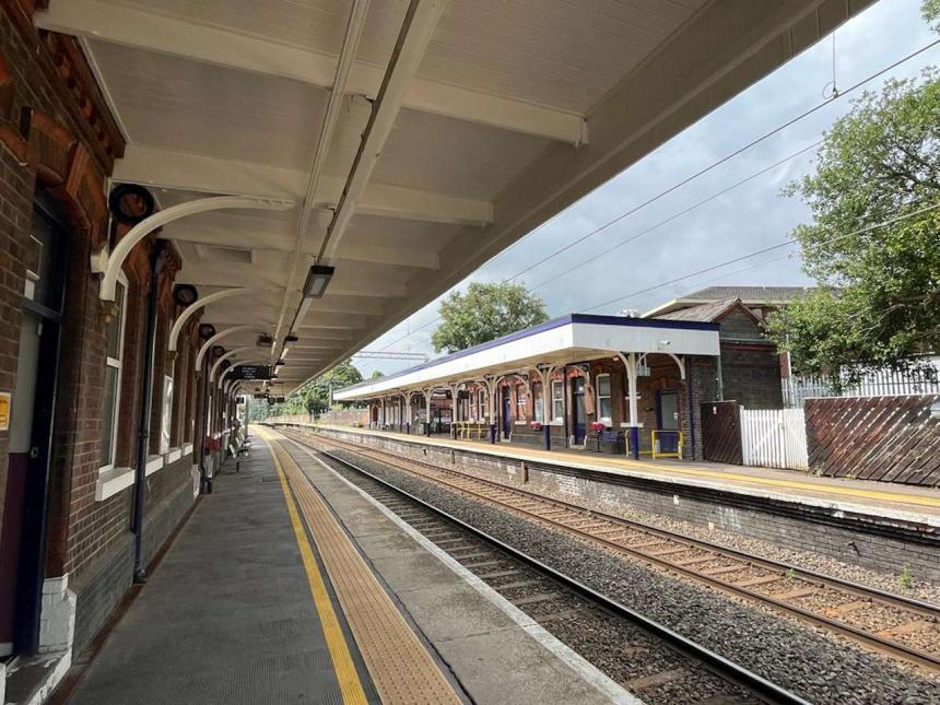 Cheshire station’s heritage platform canopies restored for passengers