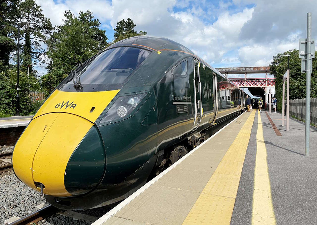 GWR IET Train at Kemble railway station