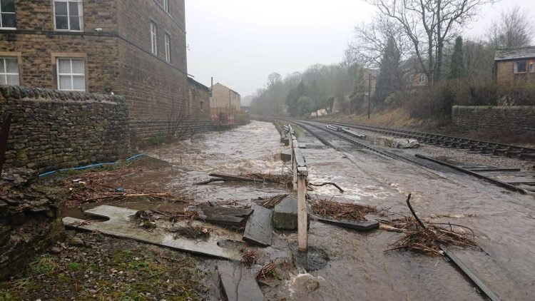 KWVR Bridge 27 flooding in 2020