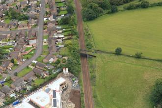 Neilston railway line sees work get underway to renew bridges