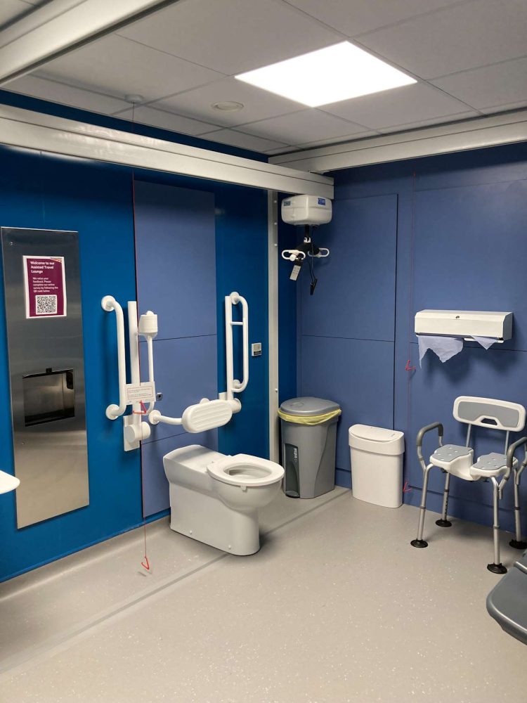 New Changing Places toilet facility at Manchester Piccadilly