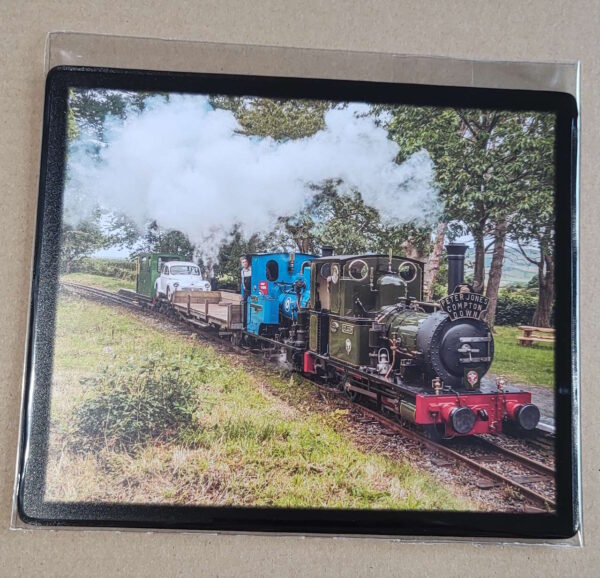  No. 2 Dolgoch and No. 6 Douglas at Rhydyronen on the Talyllyn Railway