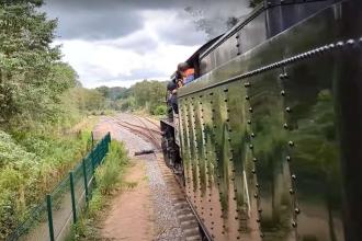 Staffordshire: Steam train turns on a triangle to progress ‘Connect Leek’