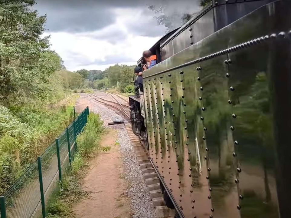 Test train at North Junction