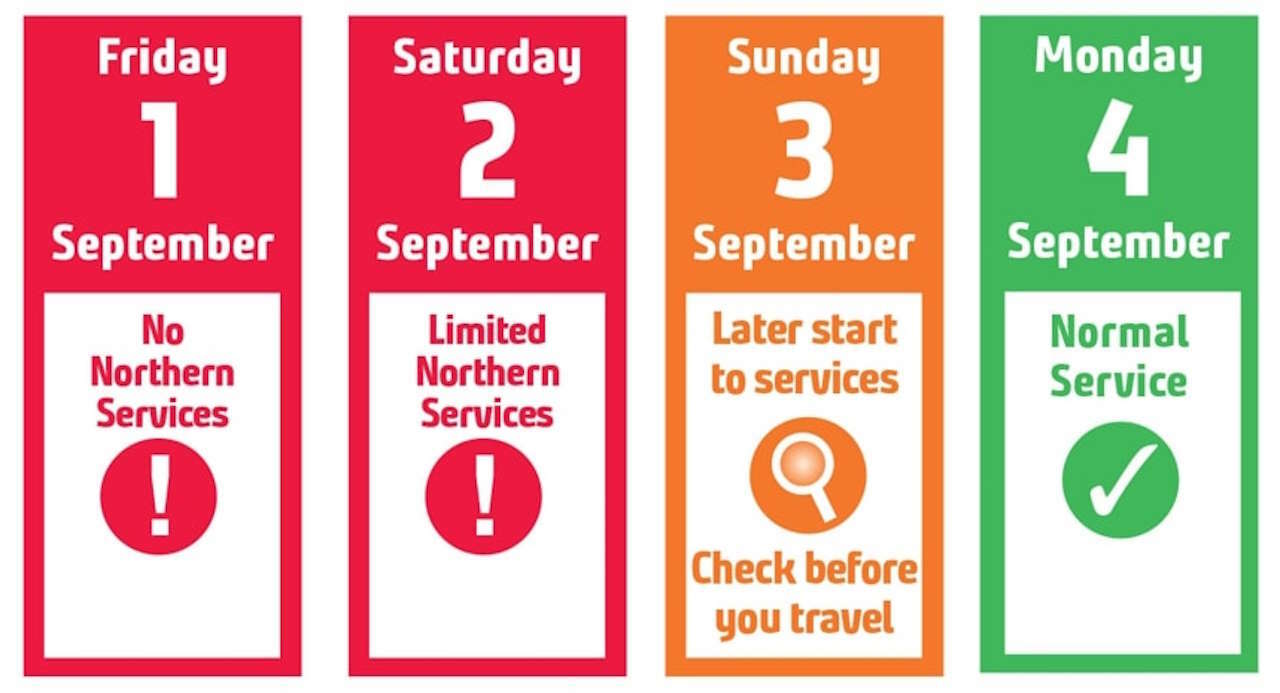 Northern travel advice calendar