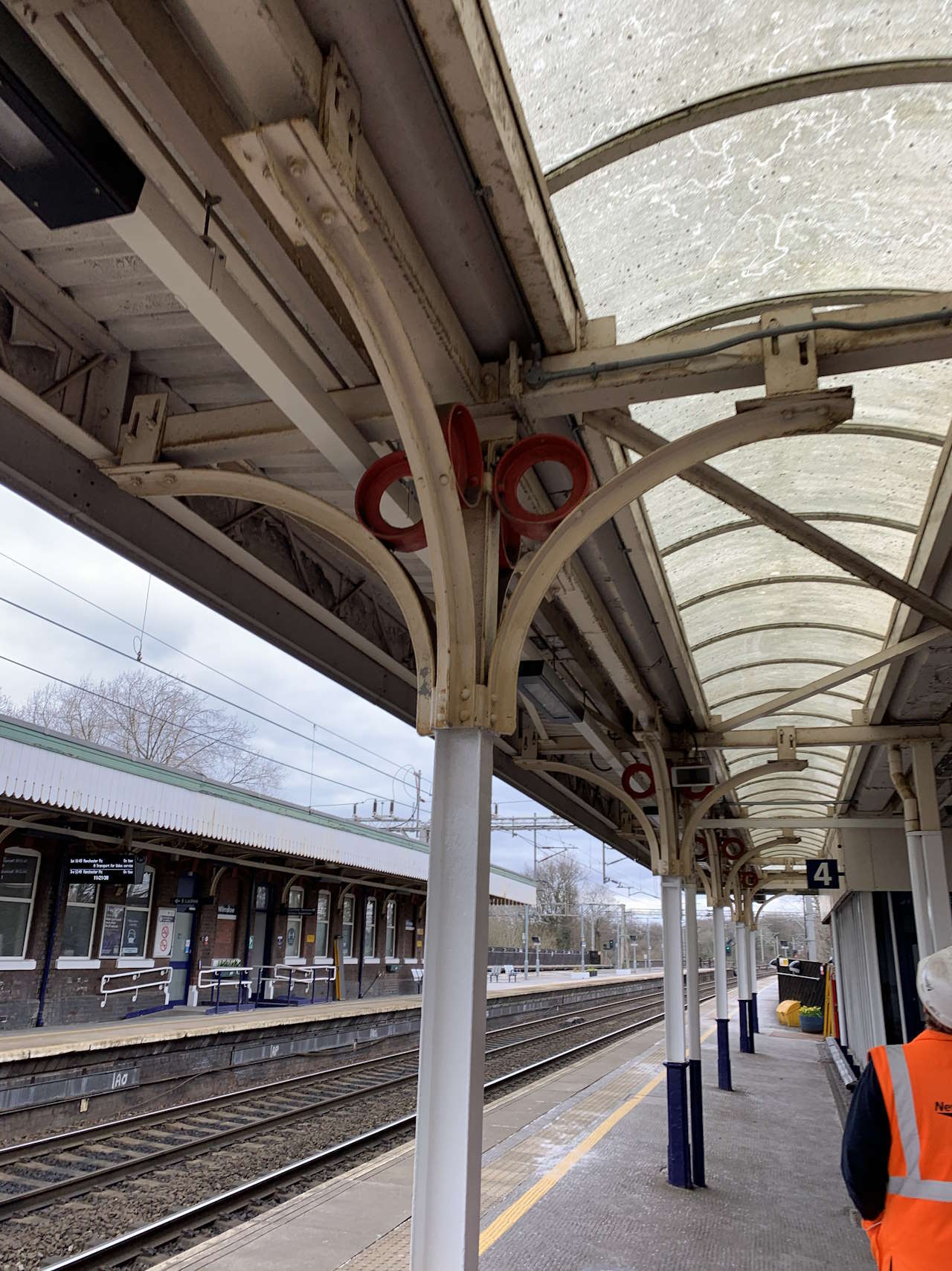 Cheshire station’s heritage platform canopies restored for passengers