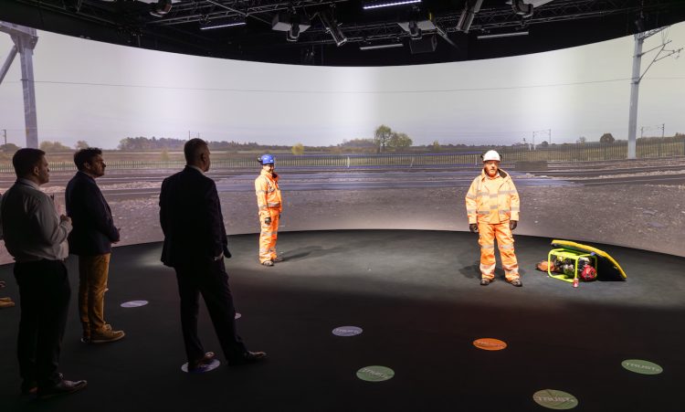 Scenarios at the TRUST centre opening // Credit: Network Rail