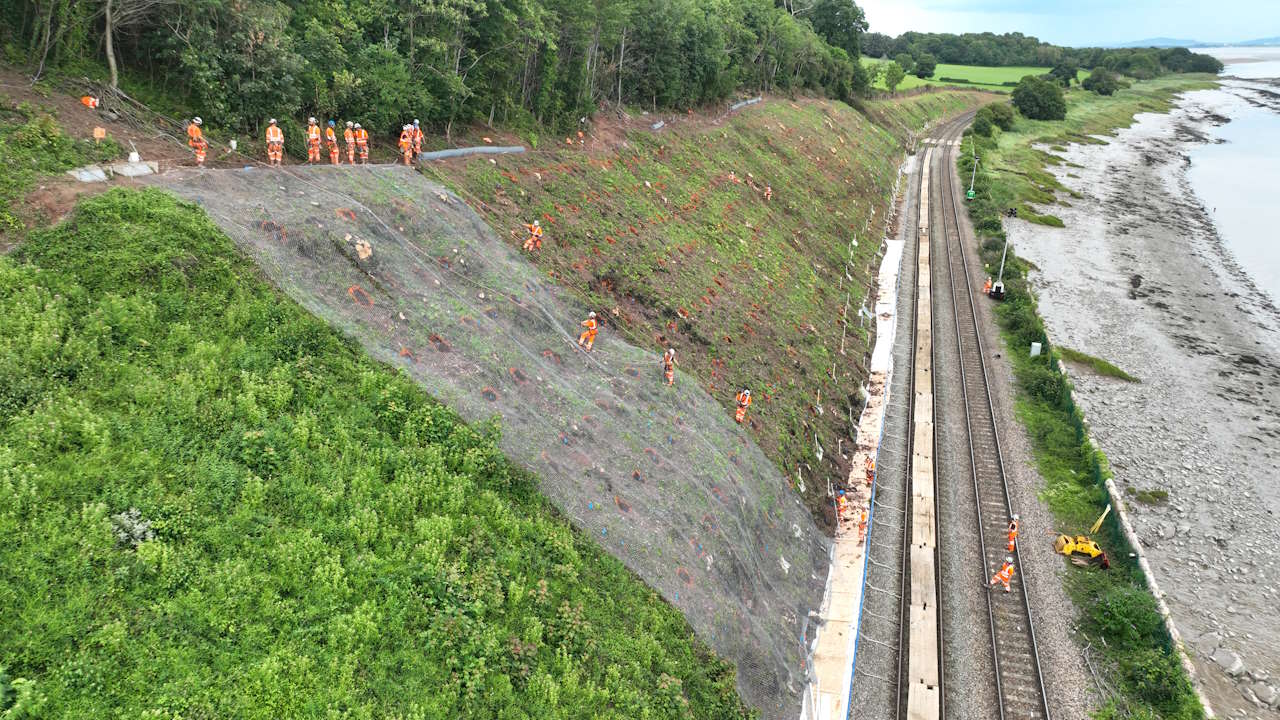 Rope Access Team, Severn Estuary Railway Line