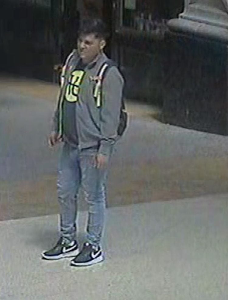 Glasgow Central CCTV Footage image 3 // Credit: BTP