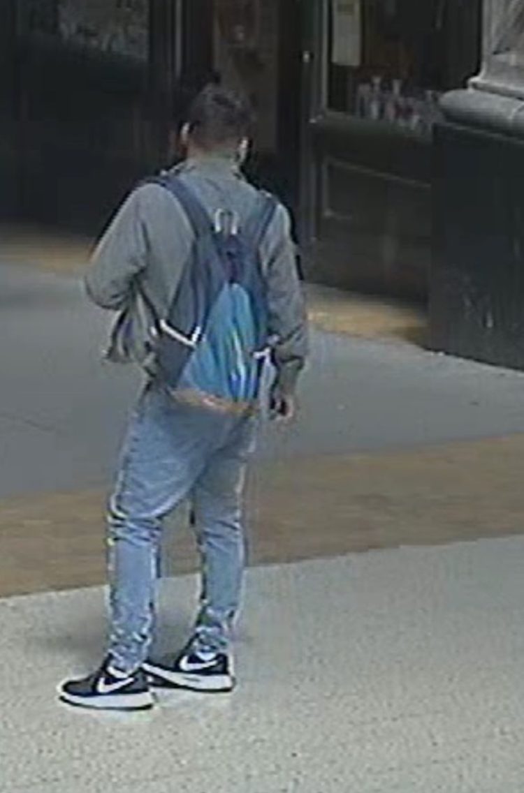 Glasgow Central CCTV Footage image 4 // Credit: BTP