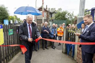 Yorkshire station officially opened following a £1.2 million redevelopment