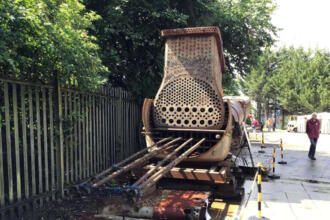 Appeal for funds to complete restoration of boiler for steam locomotive No. 7200