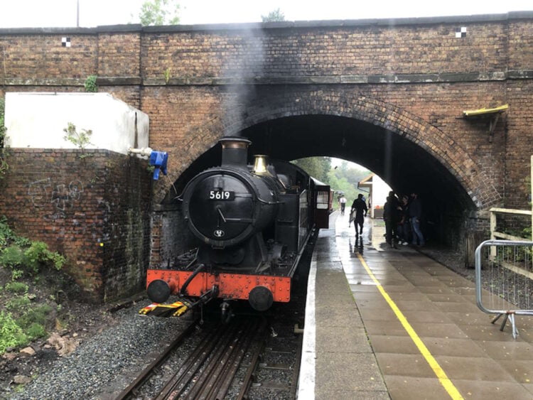 5619 on a passenger rain