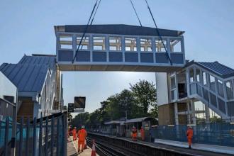 Latest pictures in accessibility improvements at Kent railway station