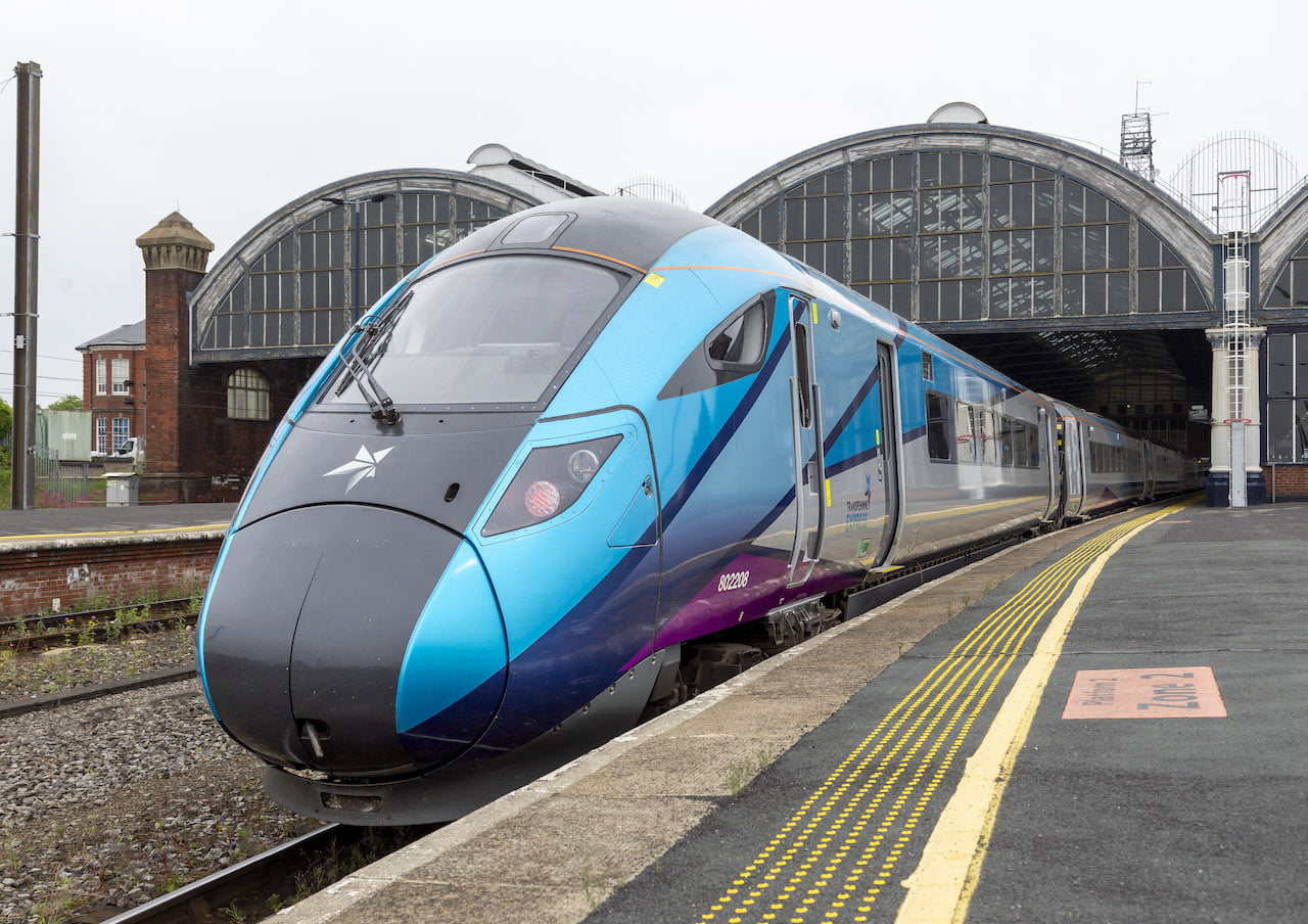 TPE Train at Darlington Station