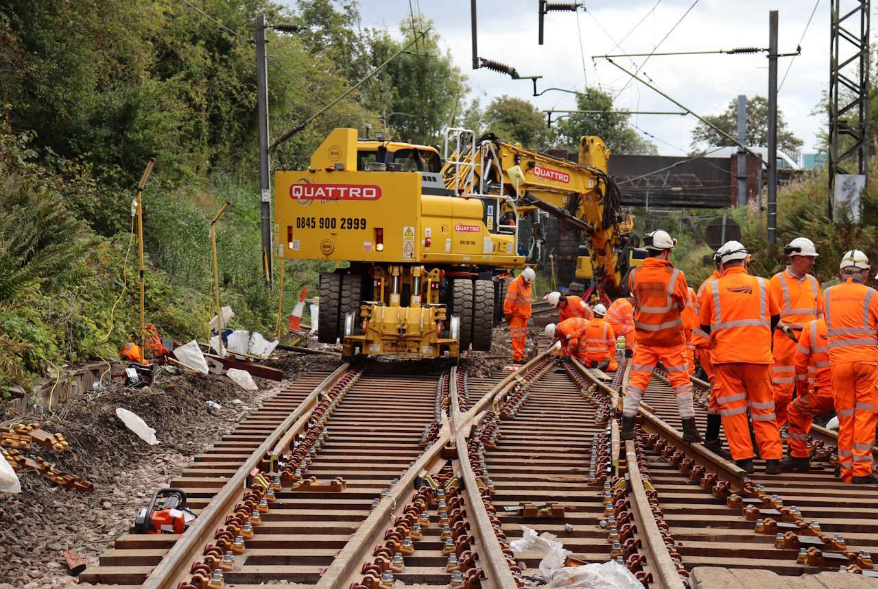 Dalmuir track upgrades