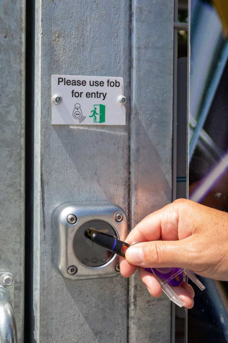 Key Fob Entry at Cycle Hub