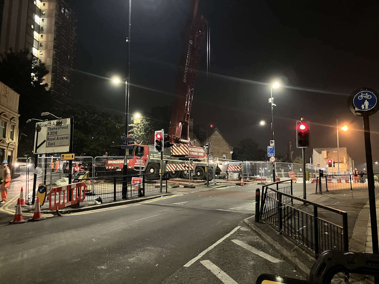 Plumstead station road closure