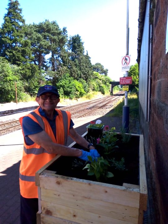 One of Carlisle Day Services at work on Dalston station.