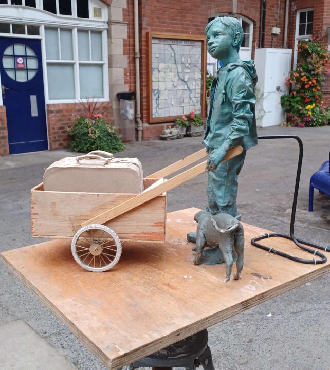 Scale model of the Barrow Boy sculpture