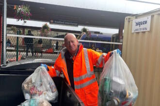 West Yorkshire man hailed as ‘Railways Mr Recycling’