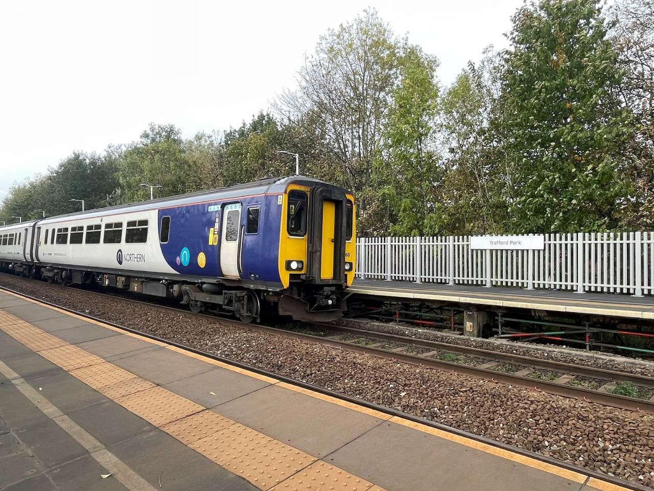 Northern service at Trafford Park