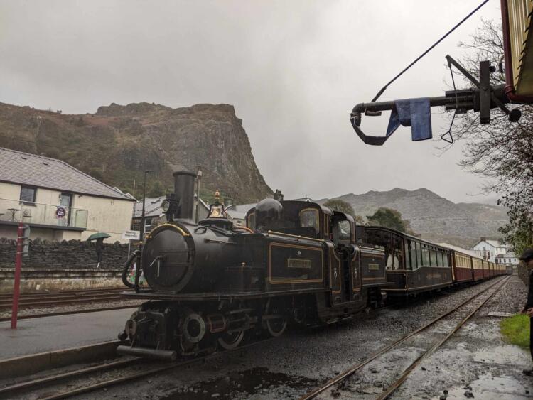 James Spooner at Blaenau Ffestiniog