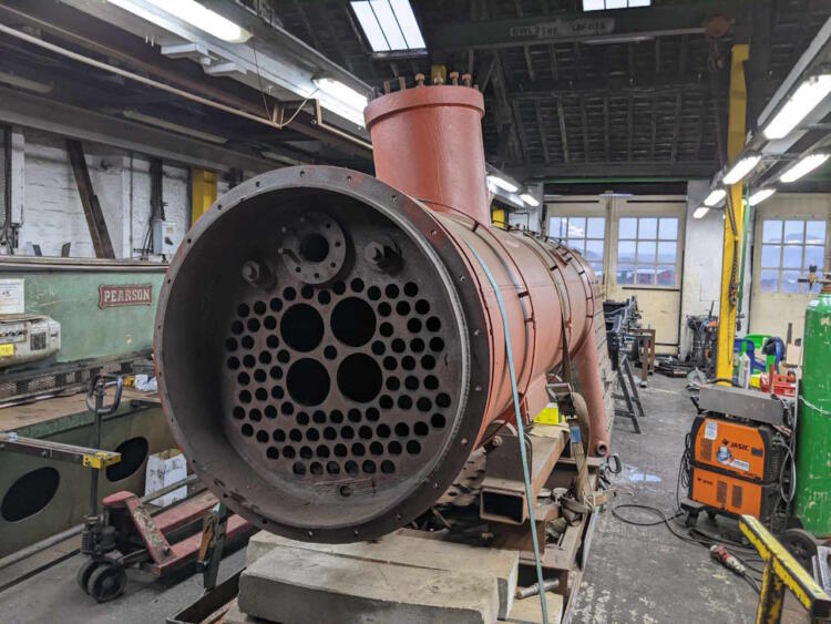 New boiler for Taliesin at Boston Lodge Works