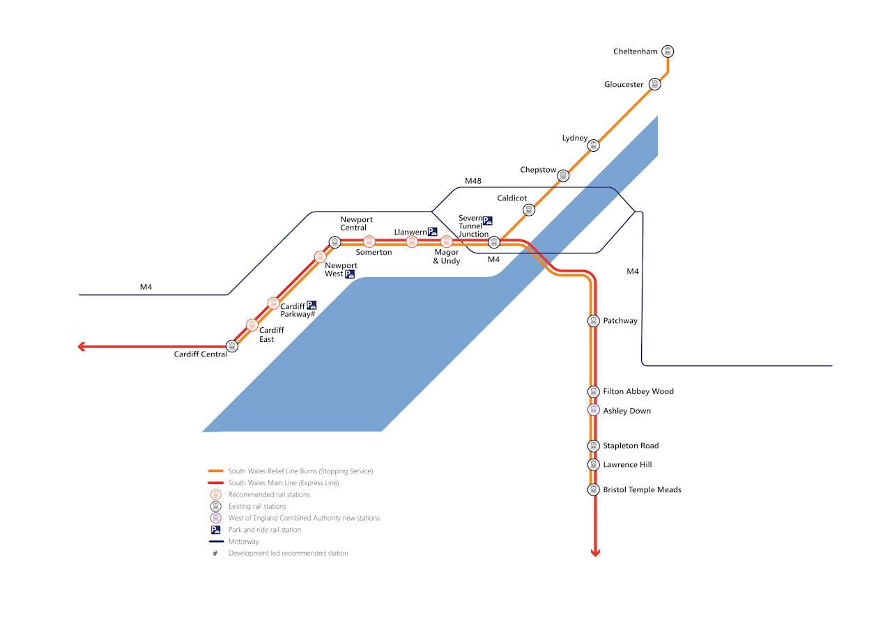 Proposed new SE Wales stations