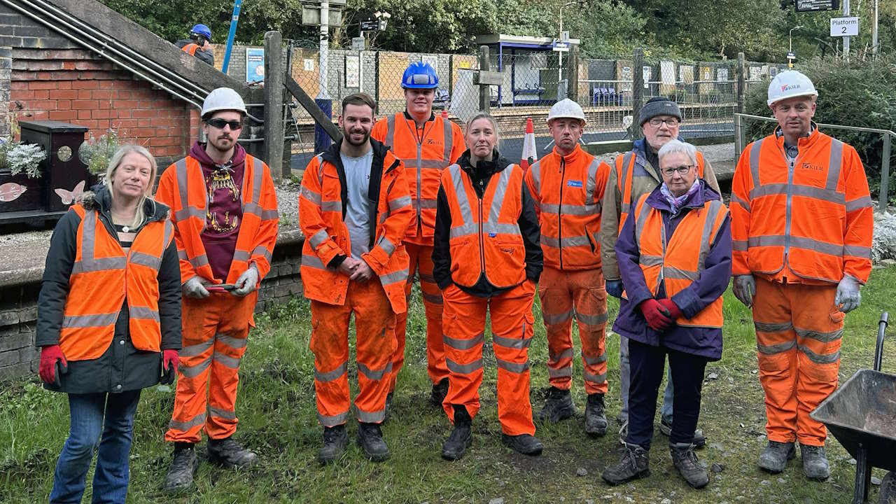 The Hindley garden volunteers