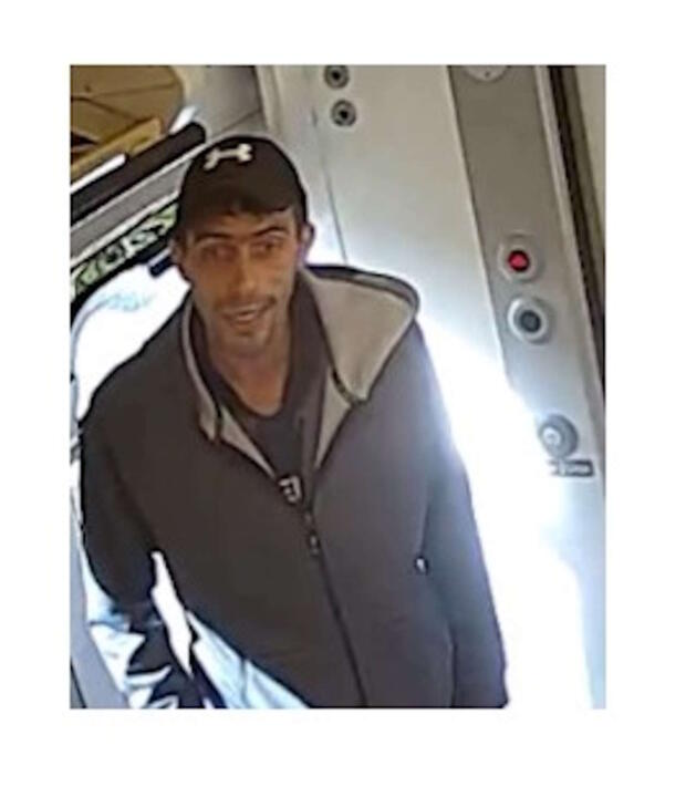 Image released after man suffers bleed on the brain following an assault on board train - Birmingham