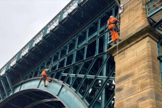 Video: Tyne and Wear’s Howdon viaduct inspected ahead of track renewal