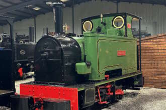 Staffordshire narrow gauge railway cosmetically restores locomotive