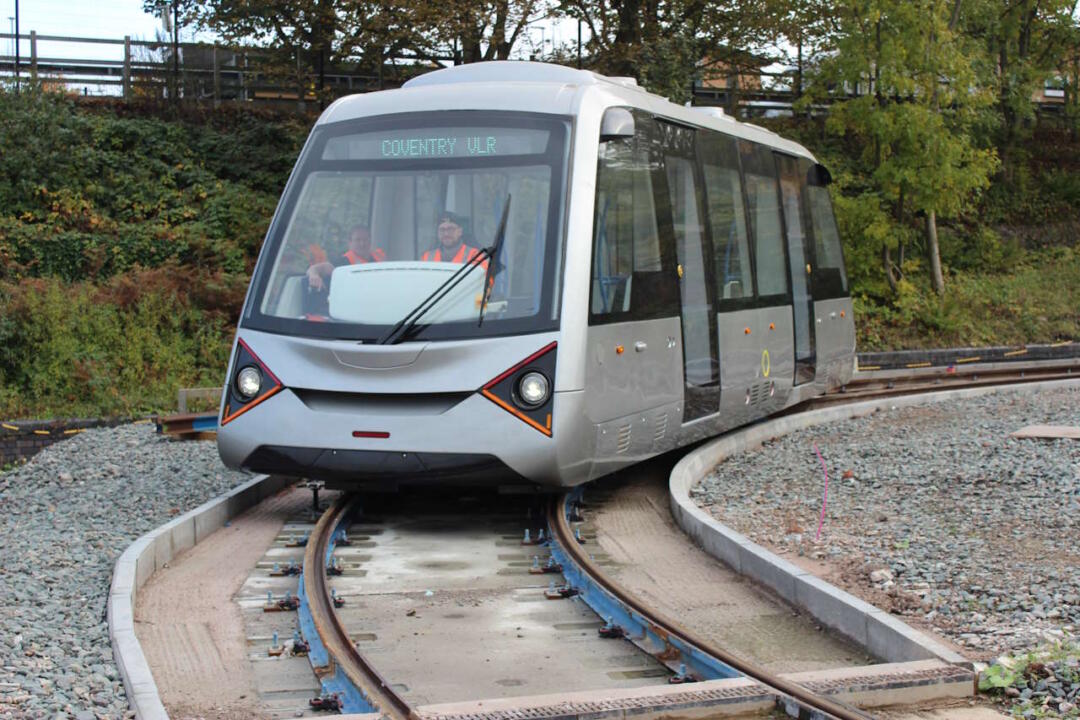 Video Coventry Very Light Rail vehicle passes track test