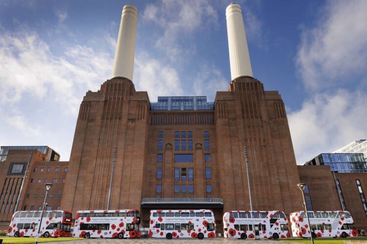 Battersea Wraped bus