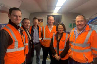 North London MP checks in at her local rail depot