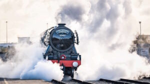 Freightliner welcomes Flying Scotsman