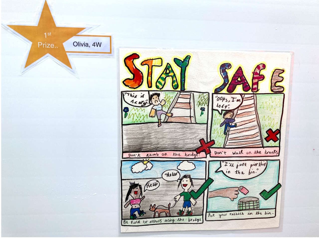 Network Rail poster competition teaches children about rail safety