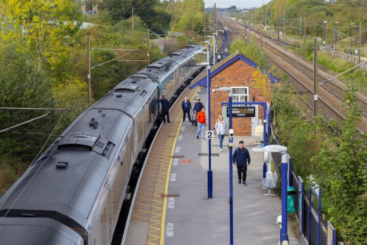 TPE Customers at Thirsk Station // Credit: TPE