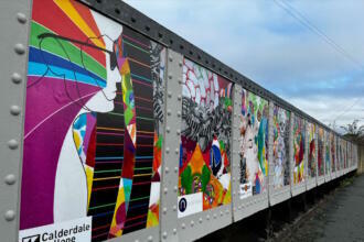 Students create artwork for West Yorkshire’s Brighouse station