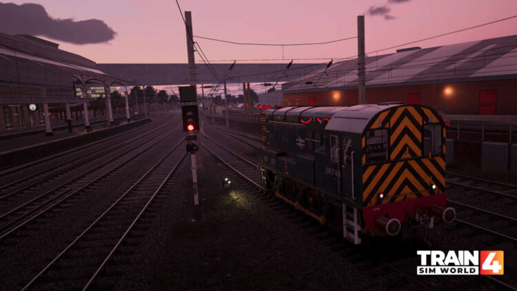 A diesel engine in Train Sim World 4: Blackpool Branches // Credit: Dovetail Games