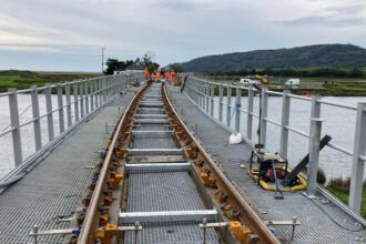 Challenging refurbishment of Dovey Junction viaduct complete