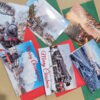 Steam train Christmas cards