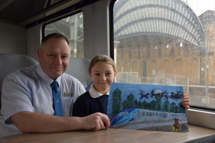 Quinn Kelly is joined by her dad on a TransPennine Train